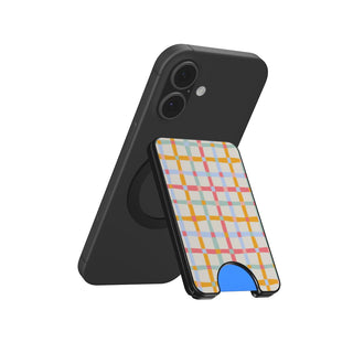 Bright Picnic Gingham Magnetic wallet