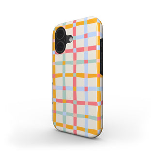 Bright Picnic Gingham Tough Phone Case