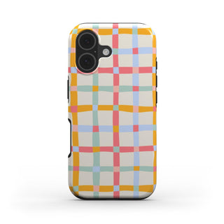 Bright Picnic Gingham Tough Phone Case