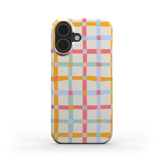 Bright Picnic Gingham Snap Phone Case