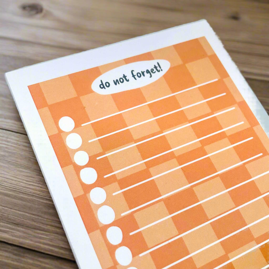 Do Not Forget! Notepad / To-Do List  Pretty Average Prints   