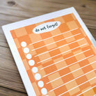 Do Not Forget! Notepad / To-Do List  Pretty Average Prints   