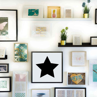 Black Star Print (Square) Posters, Prints, & Visual Artwork Pretty Average