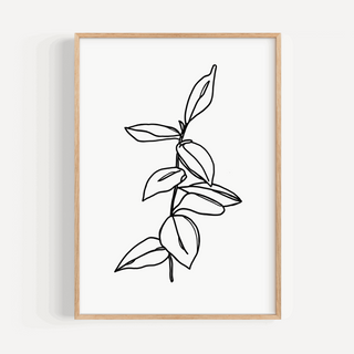 Branch Line Drawing Print Posters, Prints, & Visual Artwork Pretty Average