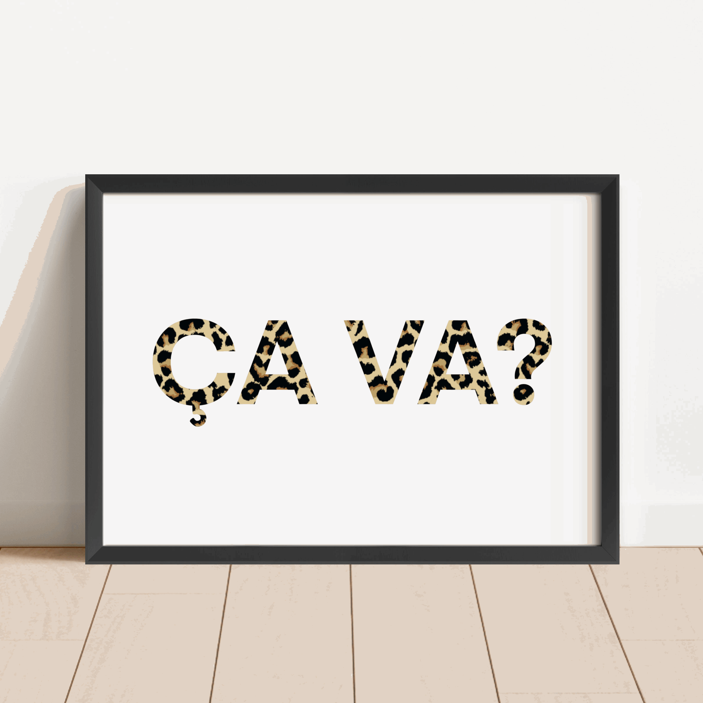Ca va? Print Posters, Prints, & Visual Artwork Pretty Average