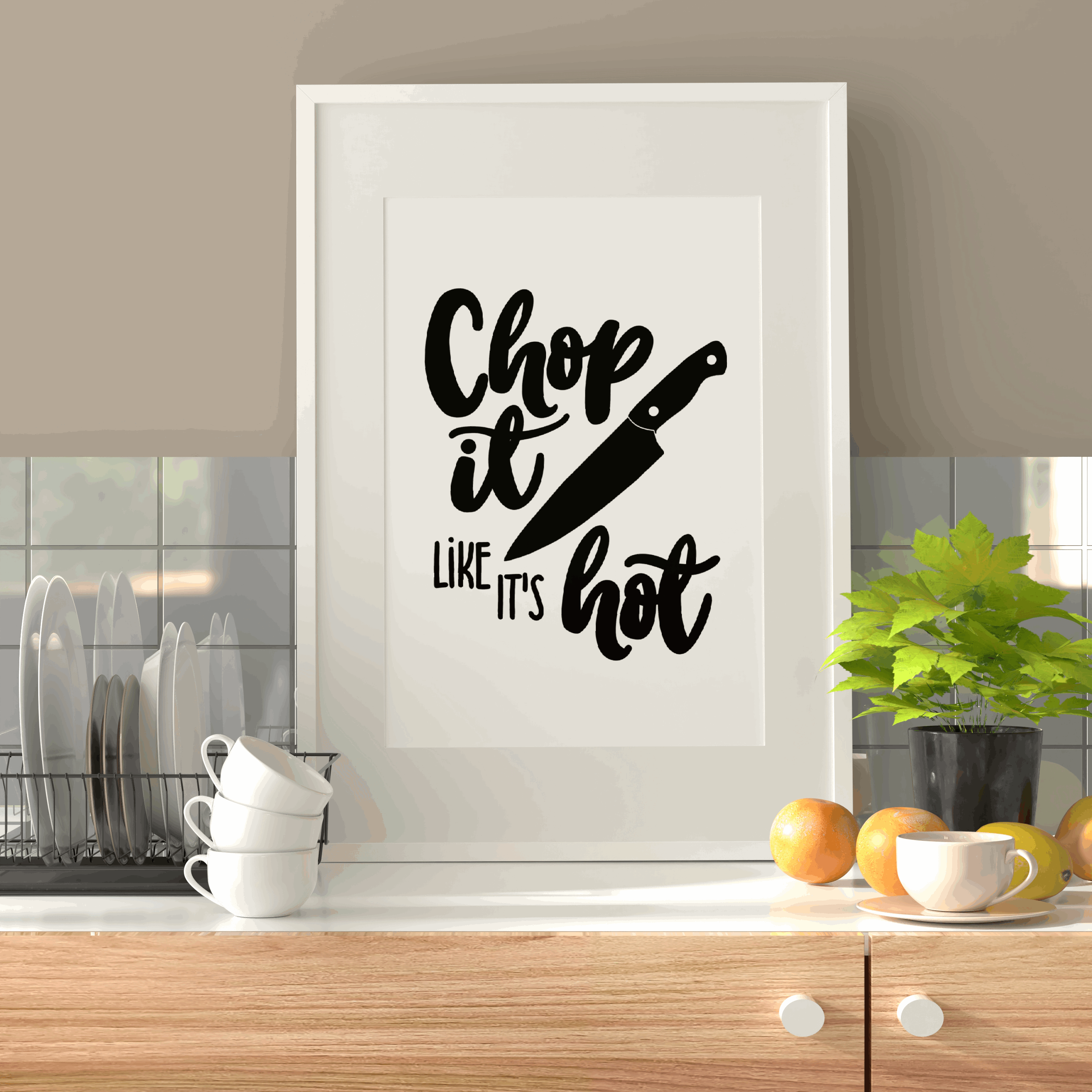 Chop it like it's hot print Posters, Prints, & Visual Artwork Pretty Average
