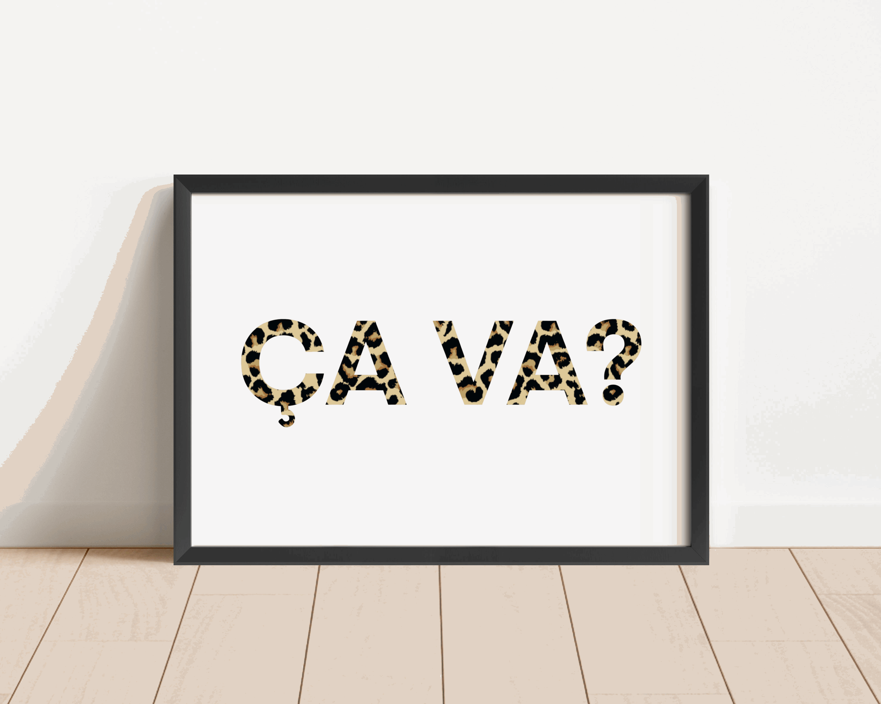 Ca va? Print Posters, Prints, & Visual Artwork Pretty Average   