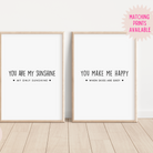 You Are My Sunshine Print Posters, Prints, & Visual Artwork Pretty Average