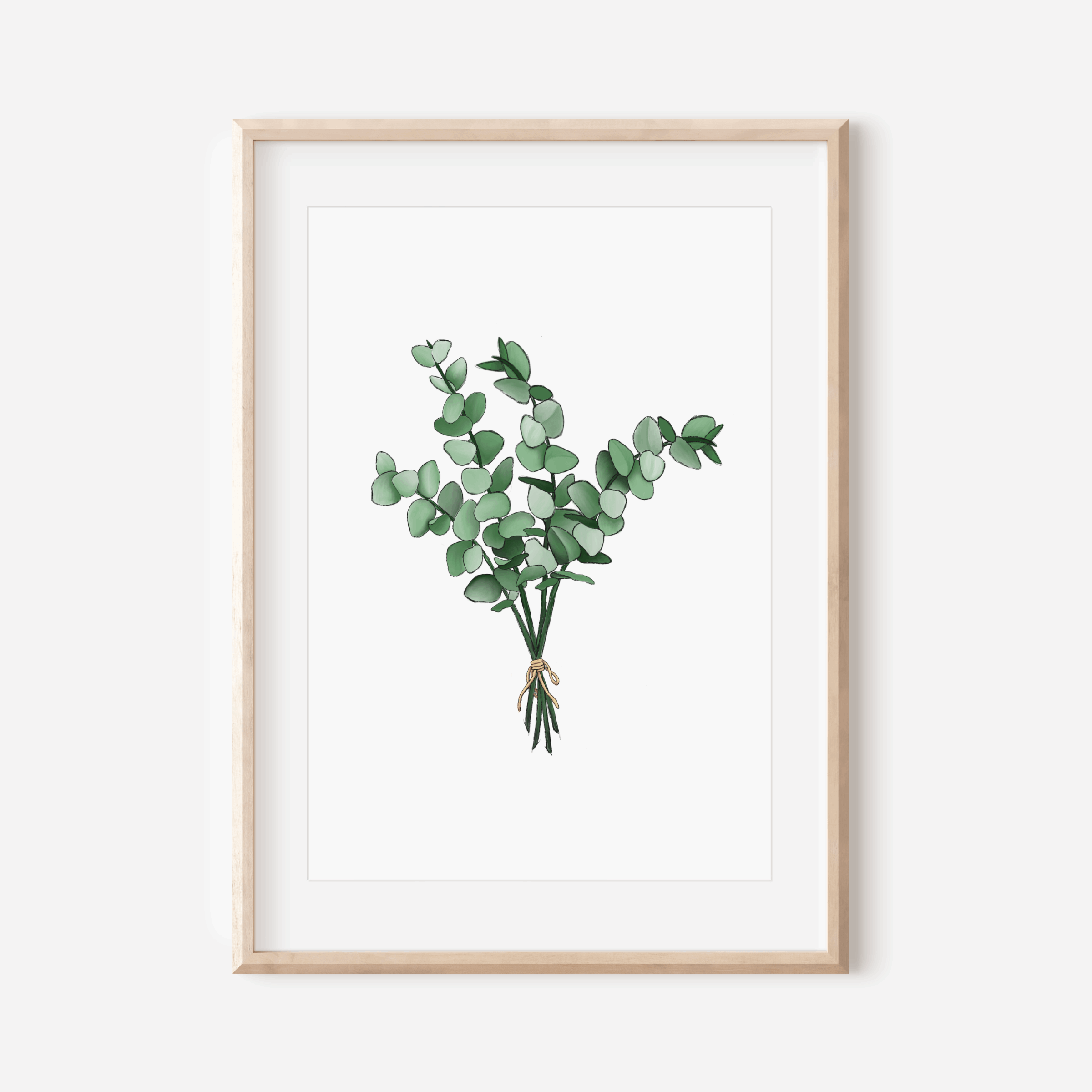 Eucalyptus Bunch Print Posters, Prints, & Visual Artwork Pretty Average