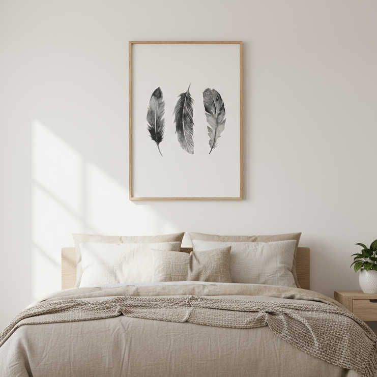 Feathers Print Posters, Prints, & Visual Artwork Pretty Average