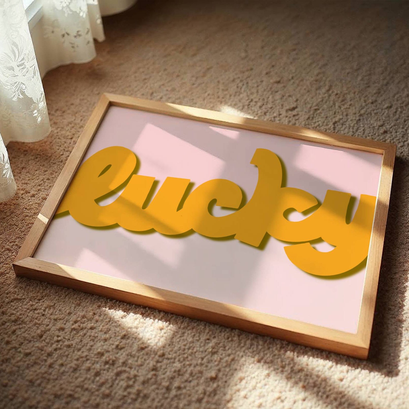 Lucky Print Posters, Prints, & Visual Artwork Pretty Average