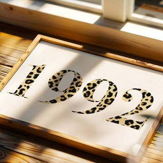 Year Print - Leopard Print Posters, Prints, & Visual Artwork Pretty Average