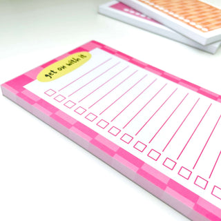 Get On With It Notepad / To-Do List Pretty Average Prints