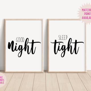 Good Night Print Posters, Prints, & Visual Artwork Pretty Average