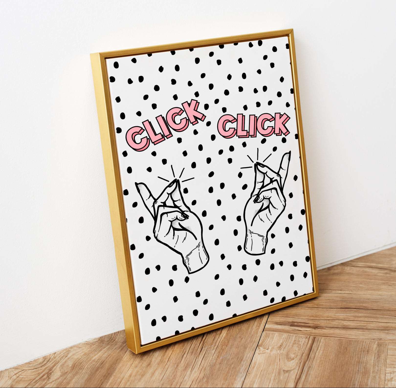 Click Click, Wednesday / Addams Family Print Posters, Prints, & Visual Artwork Pretty Average   