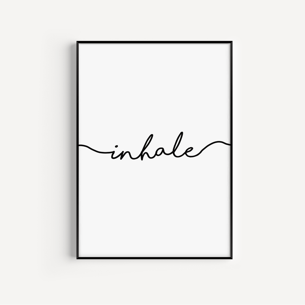 Inhale Print – Pretty Average