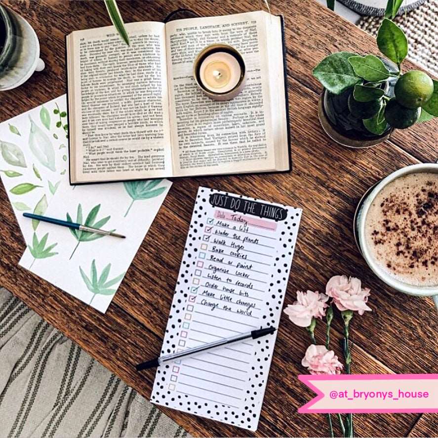 Just Do The Things! Notepad / To-Do List Pretty Average Prints
