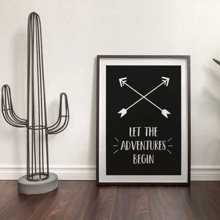 Let the Adventures Begin Print Posters, Prints, & Visual Artwork Pretty Average