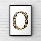 Letter / Initial Print - Leopard Print Posters, Prints, & Visual Artwork Pretty Average