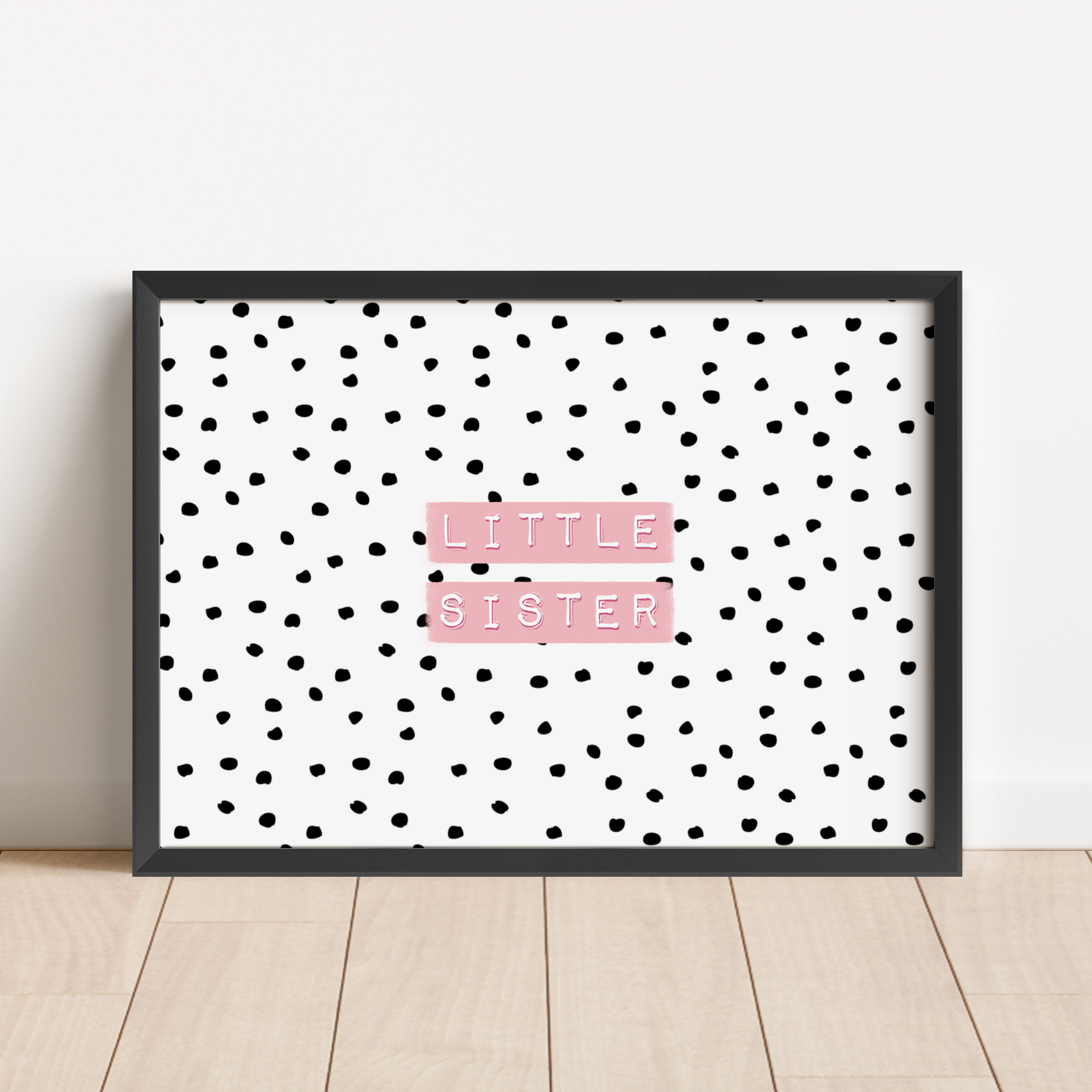 Little Sister / Big Sister Print Posters, Prints, & Visual Artwork Pretty Average 4x6" Little Sister Landscape