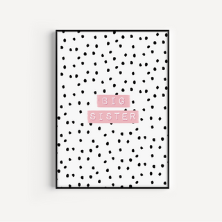 Little Sister / Big Sister Print Posters, Prints, & Visual Artwork Pretty Average 4x6" Big Sister Portrait