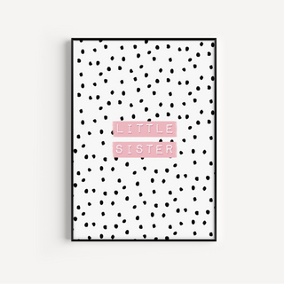 Little Sister / Big Sister Print Posters, Prints, & Visual Artwork Pretty Average 4x6" Little Sister Portrait