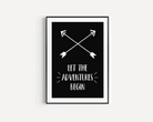 Let the Adventures Begin Print Posters, Prints, & Visual Artwork Pretty Average   
