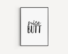 Nice Butt Print Posters, Prints, & Visual Artwork Pretty Average   