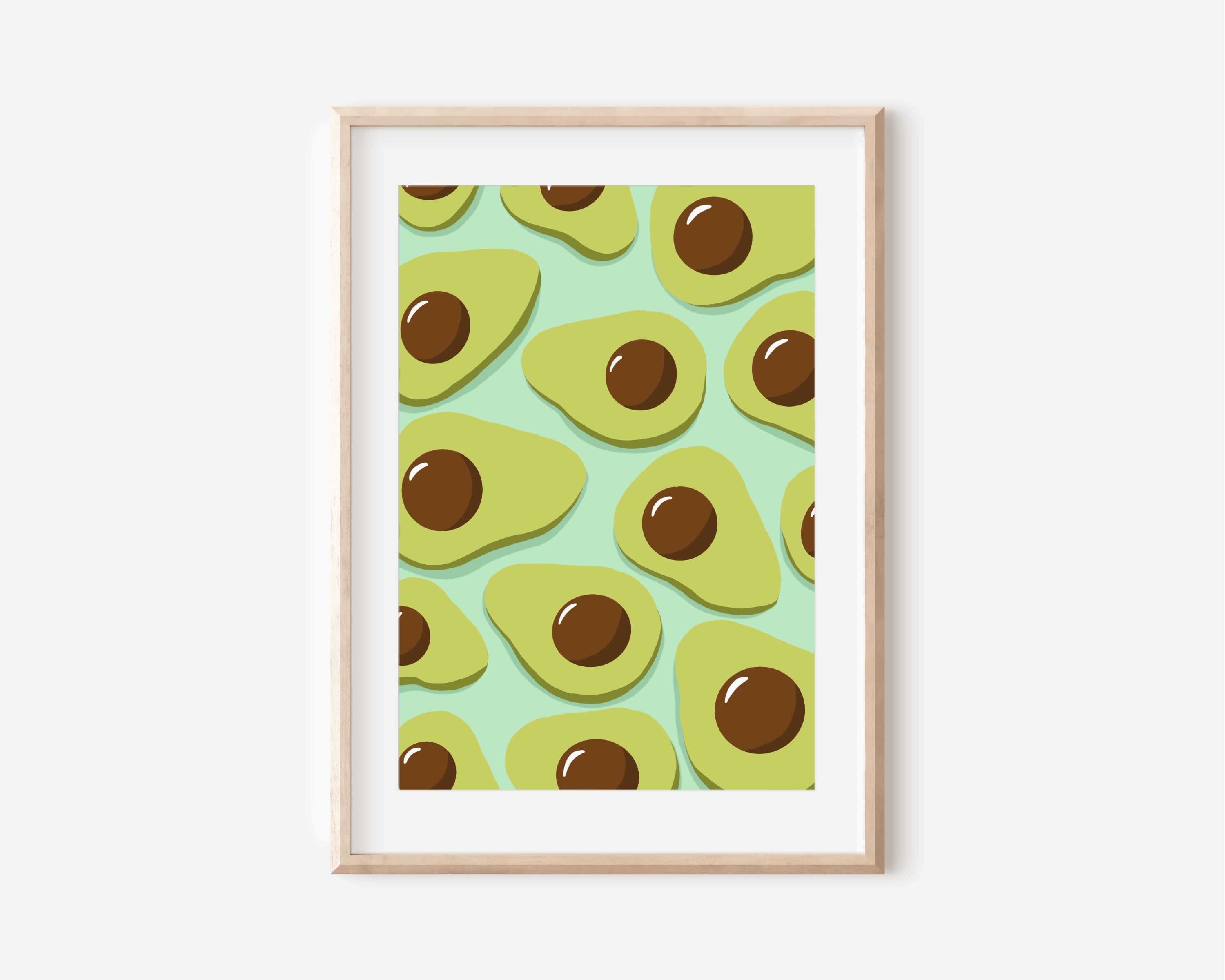 Avocado Print - Other Colours Available Posters, Prints, & Visual Artwork Pretty Average   