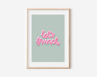 Let’s Brunch Print Posters, Prints, & Visual Artwork Pretty Average   