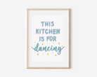 This Kitchen Is For Dancing Print Posters, Prints, & Visual Artwork Pretty Average   