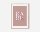 Babe Print - Pink and Dalmatian Polka Dots Posters, Prints, & Visual Artwork Pretty Average   