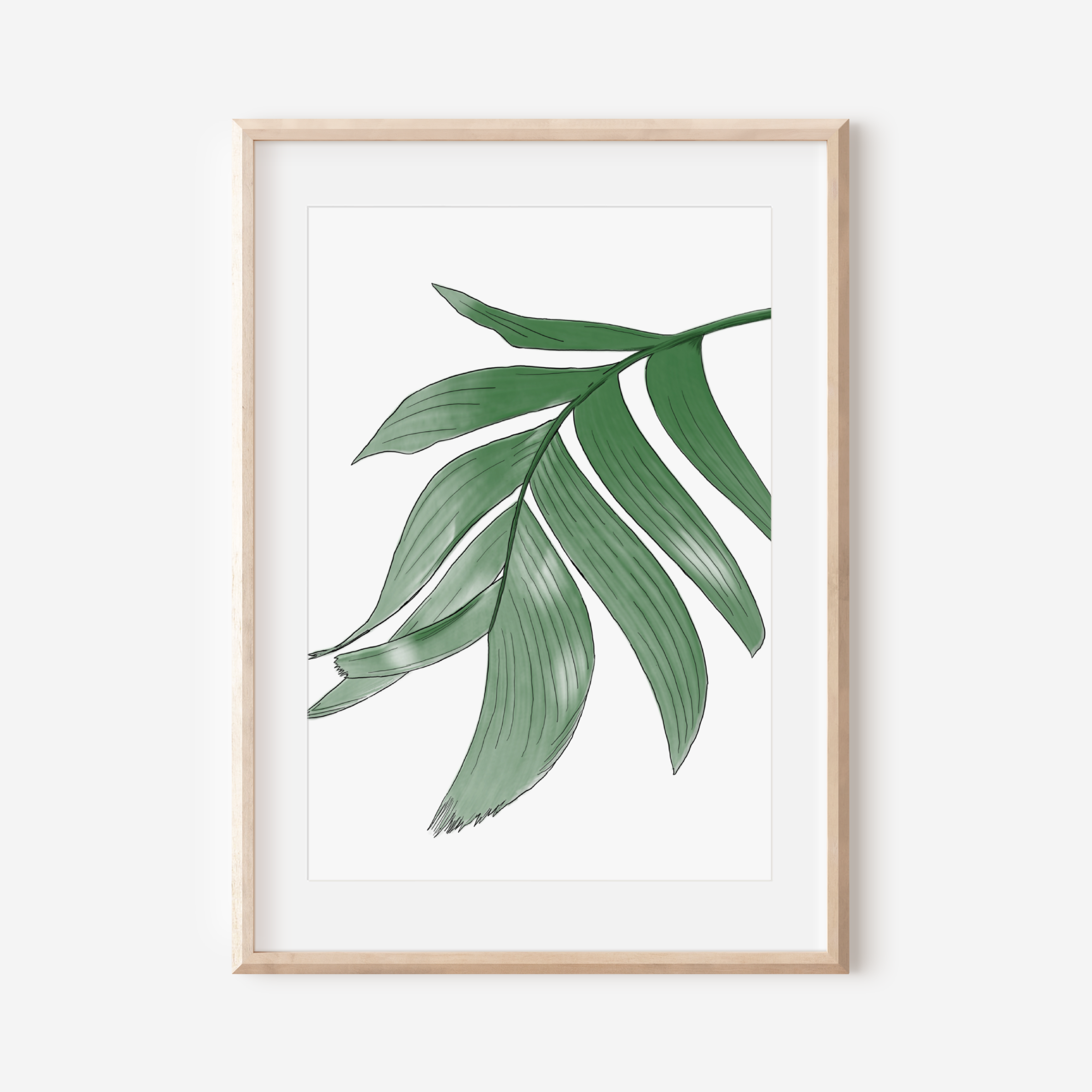 Tropical Leaf Print no.2 Posters, Prints, & Visual Artwork Pretty Average