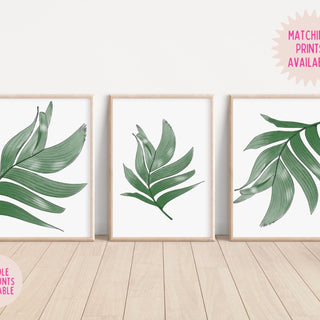 Tropical Leaf Print no.3 Posters, Prints, & Visual Artwork Pretty Average