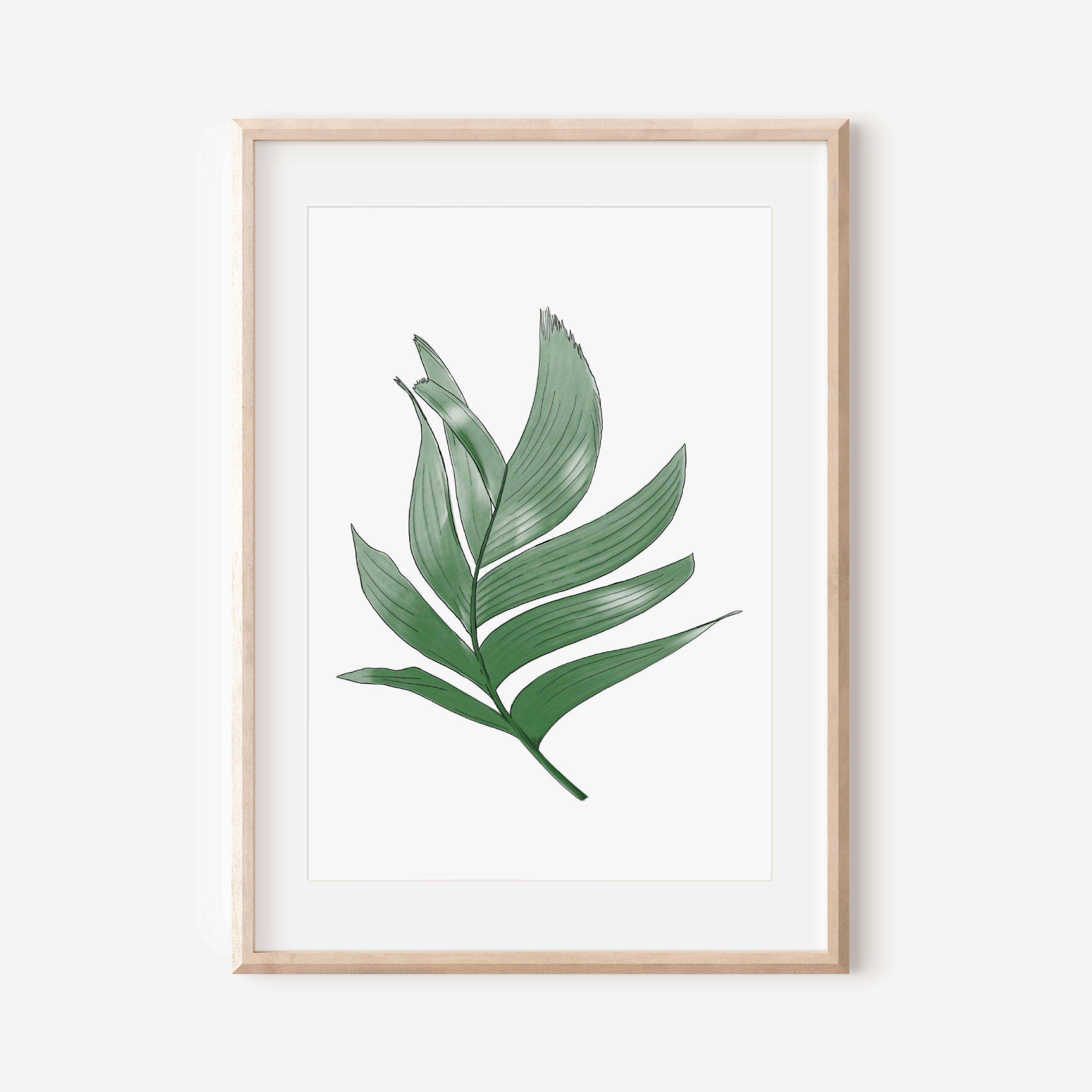 Tropical Leaf Print Posters, Prints, & Visual Artwork Pretty Average