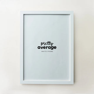 White Wood Frame Posters, Prints, & Visual Artwork Pretty Average