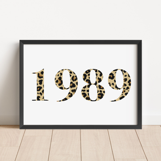 Year Print - Leopard Print Posters, Prints, & Visual Artwork Pretty Average