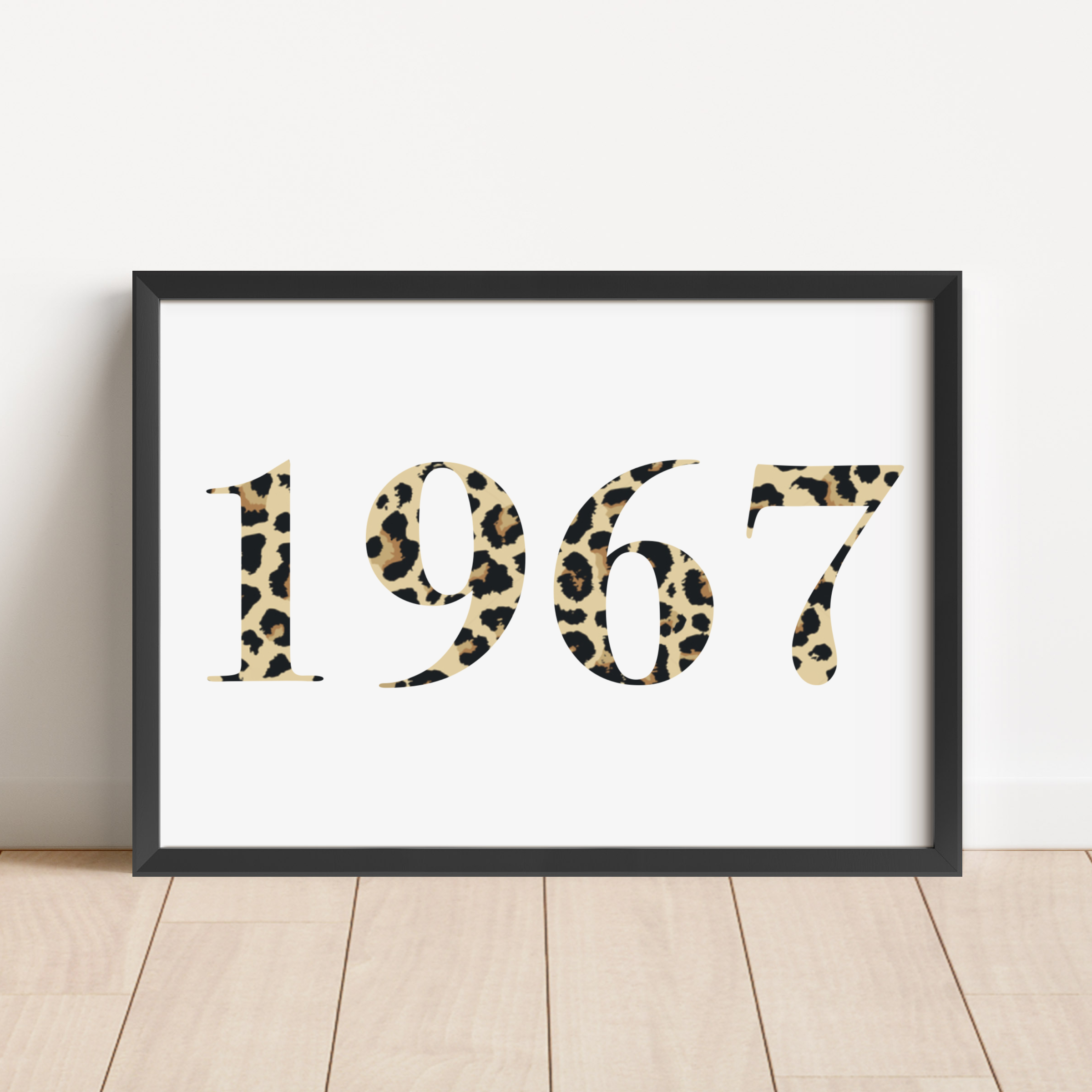 Year Print - Leopard Print Posters, Prints, & Visual Artwork Pretty Average
