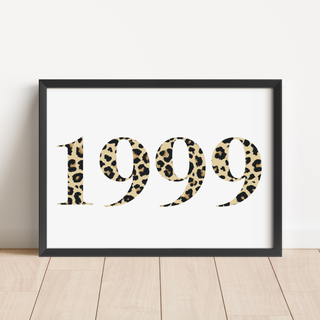 Year Print - Leopard Print Posters, Prints, & Visual Artwork Pretty Average