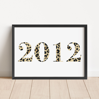 Year Print - Leopard Print Posters, Prints, & Visual Artwork Pretty Average