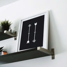 Arrows Print - Black and White Posters, Prints, & Visual Artwork Pretty Average   
