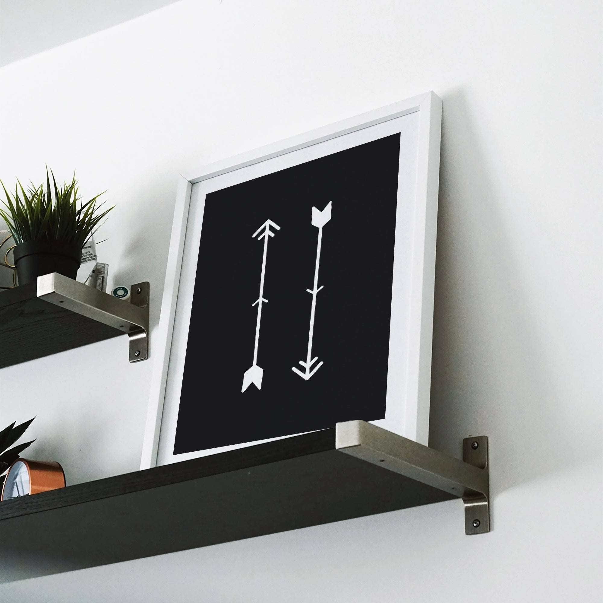Arrows Print - Black and White Posters, Prints, & Visual Artwork Pretty Average   