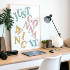 Just Gonna Wing It Print Posters, Prints, & Visual Artwork Pretty Average   