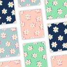 Daisies Print - Other Colours Available Posters, Prints, & Visual Artwork Pretty Average   