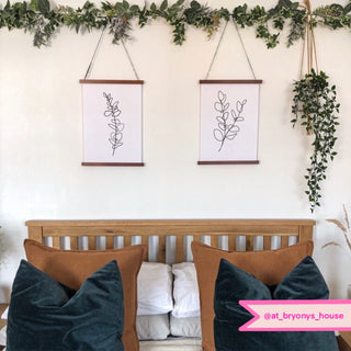 Eucalyptus Line Drawing Print - Single Branch Posters, Prints, & Visual Artwork Pretty Average