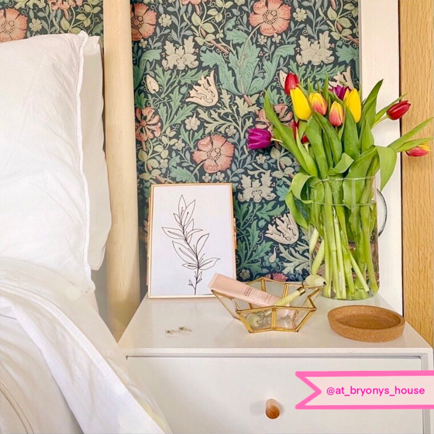 Leafy Branch Line Drawing Print Posters, Prints, & Visual Artwork Pretty Average