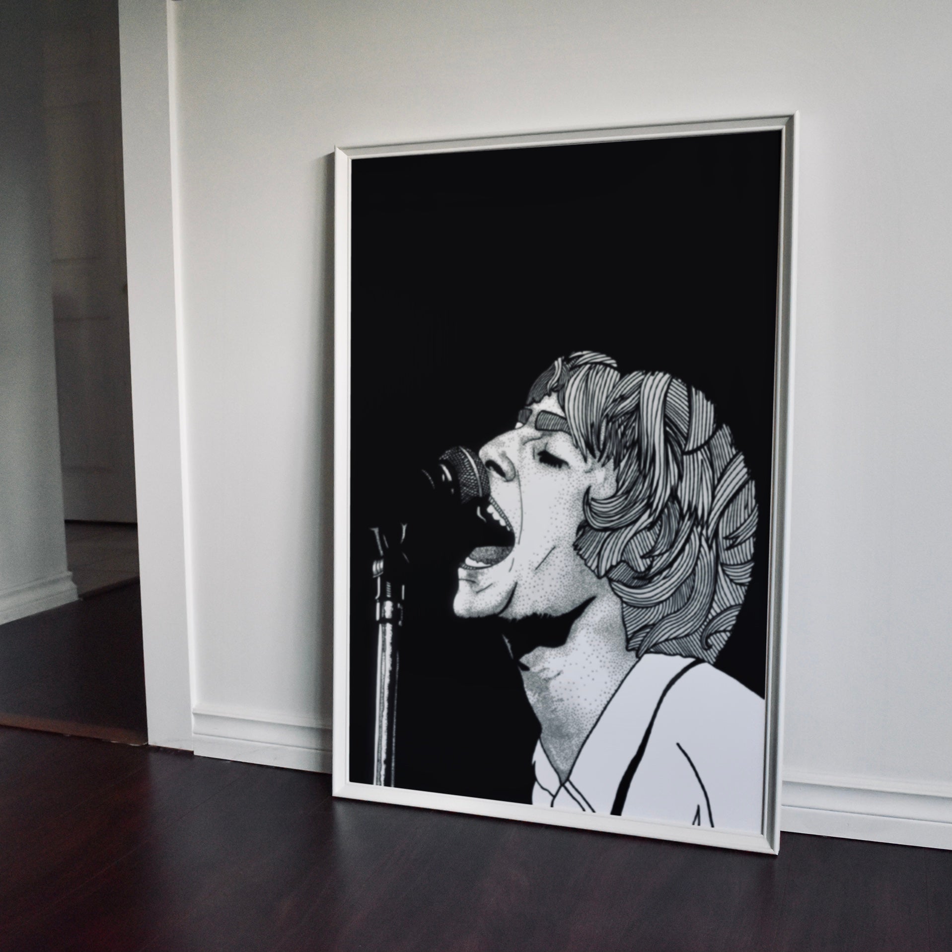 Liam Gallagher Drawing Print Posters, Prints, & Visual Artwork Pretty Average