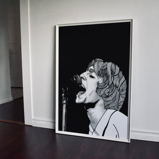 Liam Gallagher Drawing Print Posters, Prints, & Visual Artwork Pretty Average