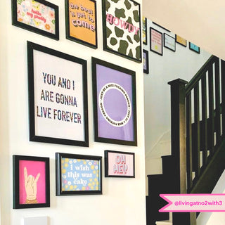 Live Forever Print Posters, Prints, & Visual Artwork Pretty Average