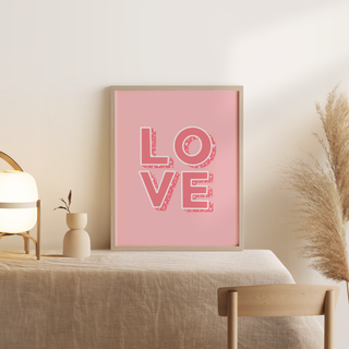 Love Print Posters, Prints, & Visual Artwork Pretty Average